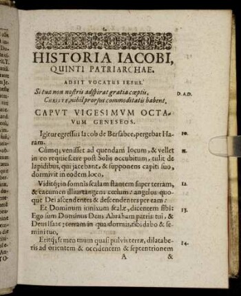 Caput Vigesimum Octavum Geneseos.