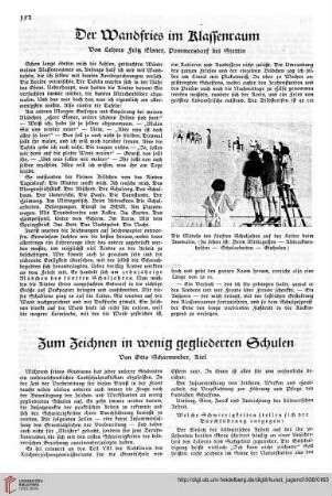 N.F. 18.1938: Zum Zeichnen in wenig gegliederten Schulen