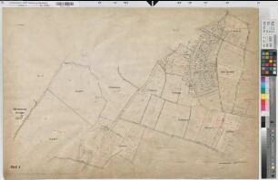 Vorhelm (Ahlen), Flurbereinigung Vorhelm, Bl. 4 Zuteilungskarte Vorhelm Flur 4