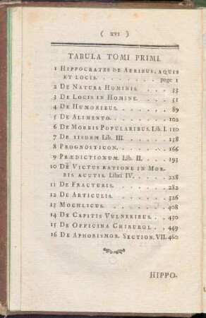 Tabula Tomi Primi