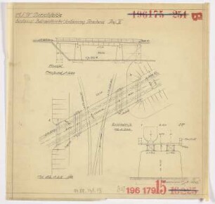 Entwurf Betriebsbrücke Sortierung Türchau Proj. II