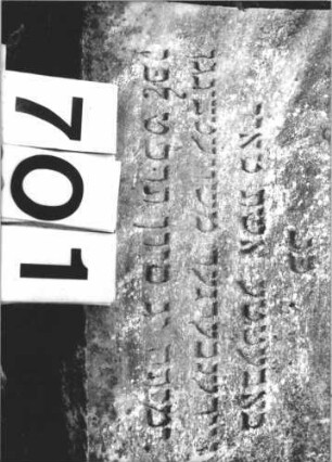 Grabstein 701 (Detailaufnahme 2)