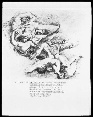 Studie zu Dantes "Hölle", Sturz der Verdammten