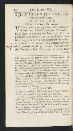 Titulus XII.