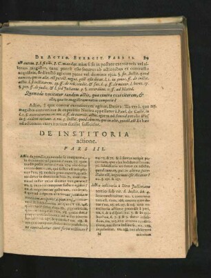 De Institoria actione. Pars III.