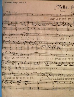 Nella : canzone ; d. Worte von Emil Deschamps