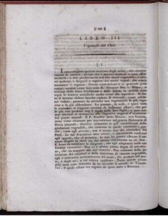 Libro III. Vegetabili del Chili.