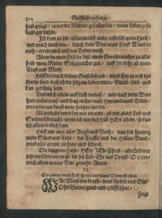 VI. Ein anders/ vom Fall Petri und seiner Vermessenheit.