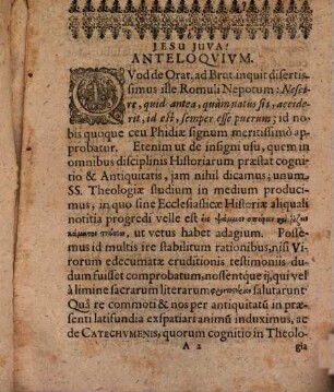 De Catechumenis Dissertationem Historicam Sacram Sub Moderamine Dn. Balthasaris Cellarii, SS. Theol. Doct. ... Publice examinandam proponit Autor Iustus Druffel Hildesia Saxo. Ad D. Iulii In Novi Iulei Auditorio Maiori