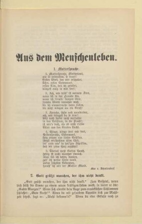 Zum Nachdenken