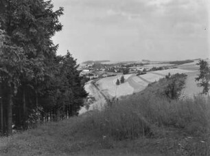Schleiz, Ortsansicht : Schleiz. Blick auf den Ort
