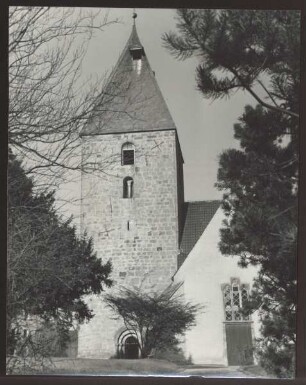 Kirche in Heiligenkirchen. Detmold. Heiligenkirchen. Papierabzug