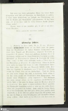 II. Ehemalige Schüler