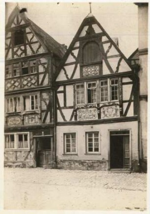 Rhens, Stadt : Rhens. Hochstraße, links daneben ist Nummer 7 zu sehen aus dem Jahr 1671