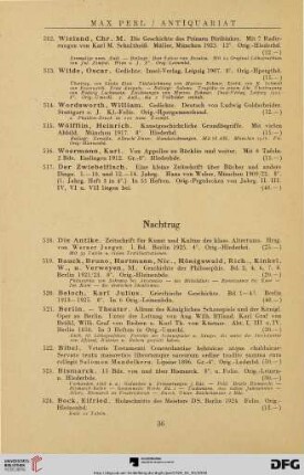 Nachtrag (Nr. 518-597)