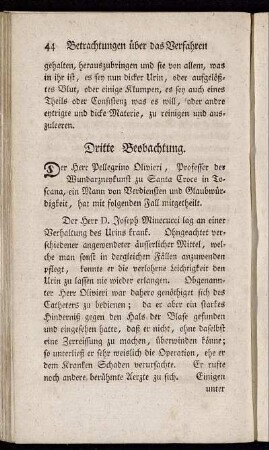 Dritte Beobachtung.