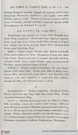 Ad Caput IX
