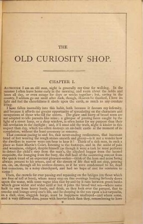 The old curiosity shop