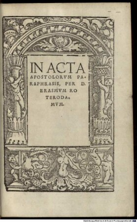 In Acta Apostolorvm Paraphrasis