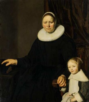 Bildnis einer Frau mit einem Mädchen