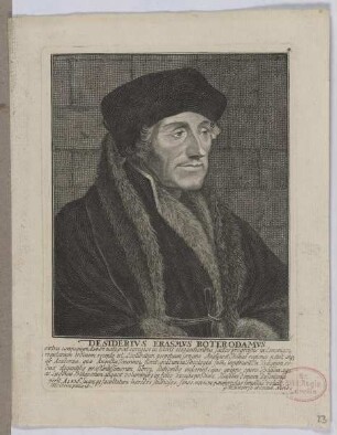 Bildnis des Desiderivs Erasmvs