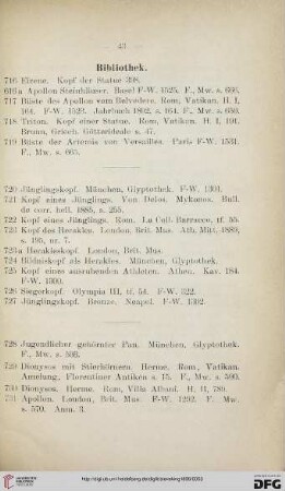 Bibliothek (Nr. 716 - 756)