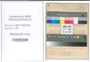Entnazifizierung Hans Mackenrodt , geb. 13.09.1891 (Frauenarzt)