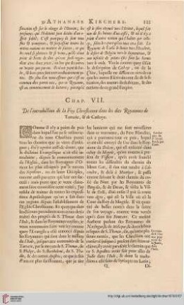 Chap. VII: De l'introduction de Foy Chrestienne dans les dits royaumes de Tartarie, & de Cathaye