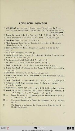 Römische Münzen (Nr. 1-168)