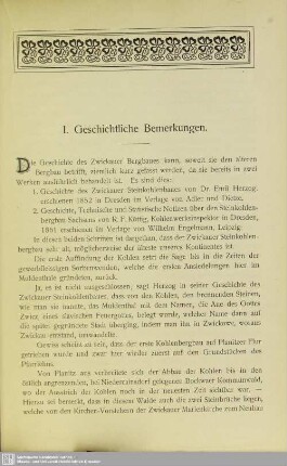 I. Geschichtliche Bemerkungen