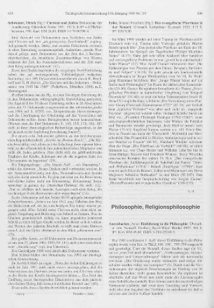 636-637 [Rezension] Anzenbacher, Arno, Einführung in die Philosophie