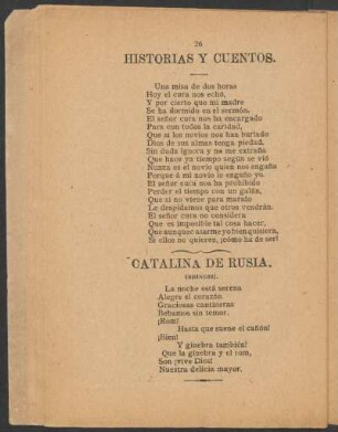 Catalina de Rusia. : (Brindis.)
