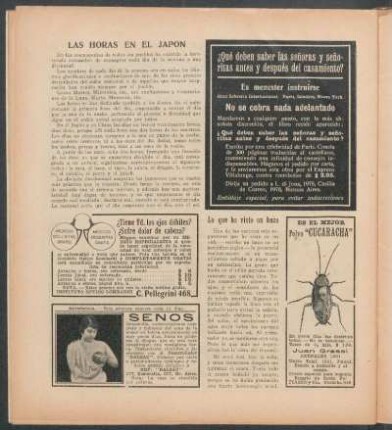 Las horas en el Japón