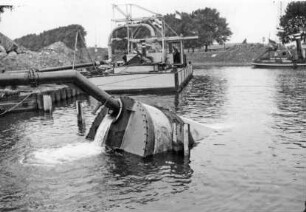 Bau des Berne-Dükers/Rhein-Herne-Kanal