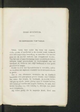 Zesde hoofdstuk