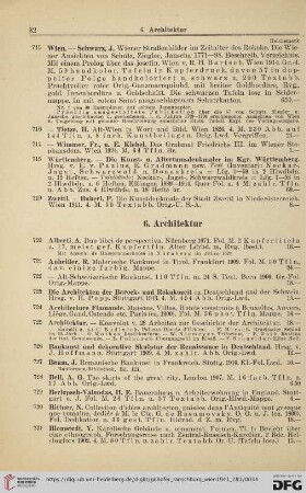 6. Architektur (Nr. 720 - 873)