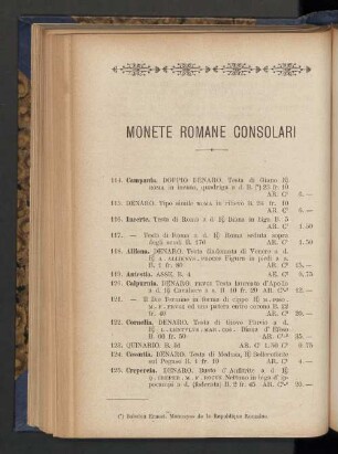 Monete Romane consolari
