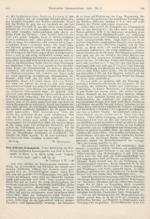 203-205 [Rezension] Neue sächsische Kirchengalerie.I. Band und II. Band