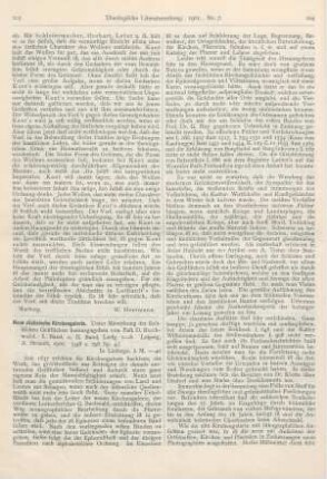 203-205 [Rezension] Neue sächsische Kirchengalerie.I. Band und II. Band