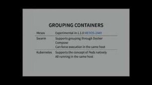 Using Containers for Building and Testing: Docker, Kubernetes and Mesos