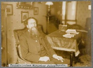 Französischer Minister Jules Guesde