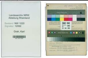 Entnazifizierung Karl Grah , geb. 05.12.1903 (Arbeiter)