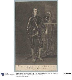 Porträt des Karl I., König von England