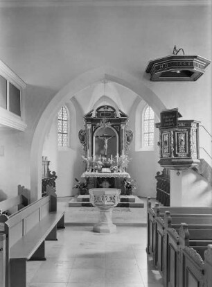 Vier Seitenaltäre — Seitenaltar: Die Himmelfahrt des Propheten Elias im feurigen Wagen