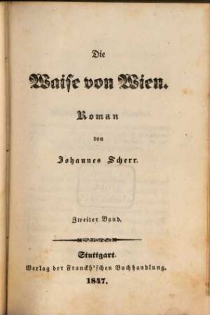 Die Waise von Wien, 2