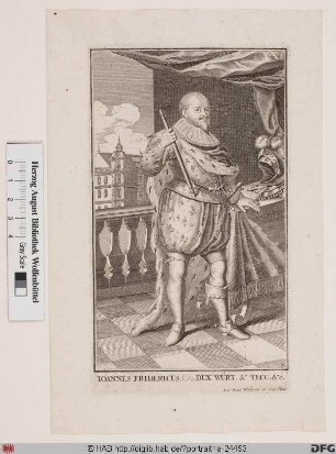Bildnis Johann Friedrich, Herzog von Württemberg (reg. 1608-28)