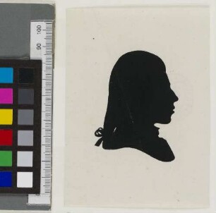 [Bildnis von Arnold Schuback] : [Schattenriss]