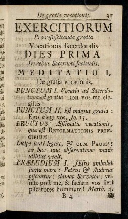 31-59, Meditatio I