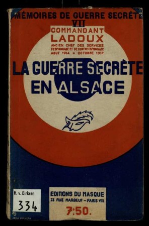 La guerre secrète en Alsace