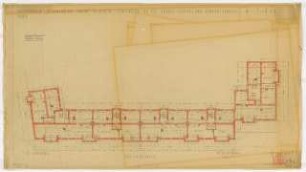 Wohnhausbebauung für Herrmann’sche Erben, Berlin-Lichtenberg: Block 3: Grundriss Kellergeschoss 1:100